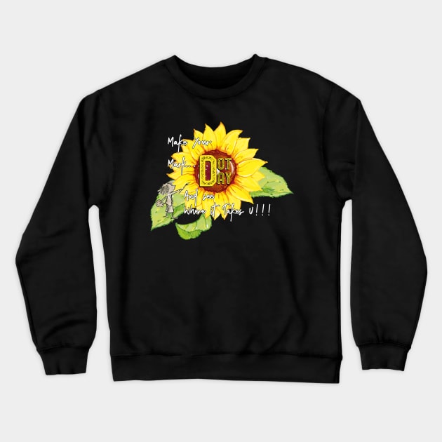 The Dot Day Crewneck Sweatshirt by Skylane